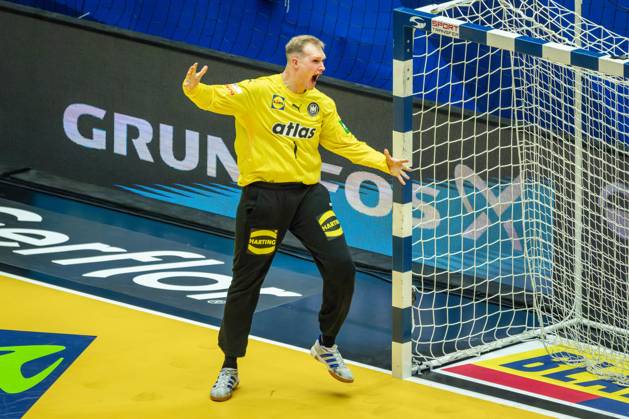 Handball Herning 19.01.2025 IHF Handball World Championship, WM, Weltmeisterschaft Vorrunde Deutschland (GER) - Tschechien (CZE) David Späth (Deutschland, TW, No.01) Spaeth Spath