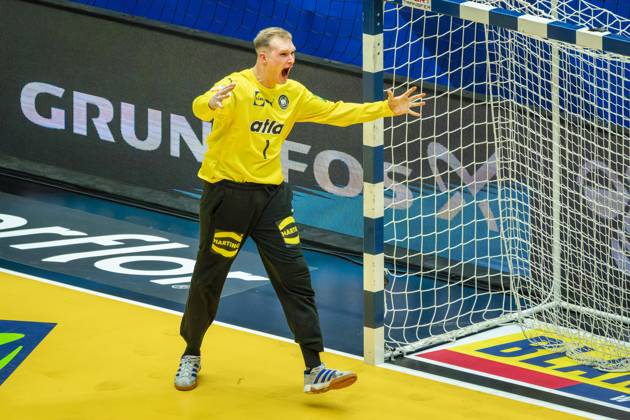 Handball Herning 19.01.2025 IHF Handball World Championship, WM, Weltmeisterschaft Vorrunde Deutschland (GER) - Tschechien (CZE) David Späth (Deutschland, TW, No.01) Spaeth Spath