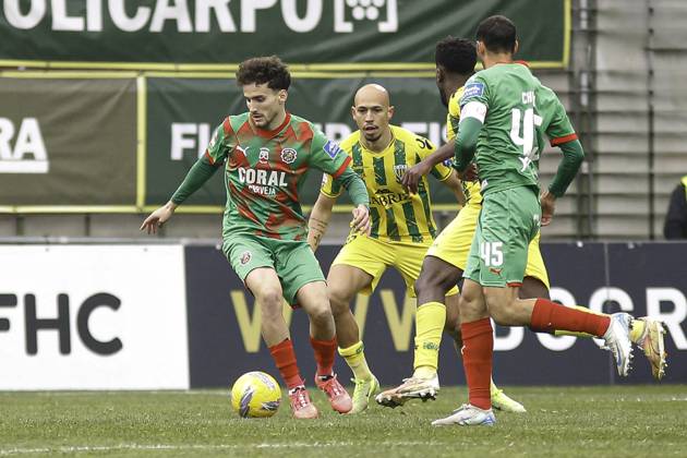 Liga portugal 2 meu super - cd tondela xmario m. Tondela (pt) 01 19 2025 - liga portugal meu super - cd tondela xmario m. maritime player m. During a match between tondela xmario m., valid for the 18th round of the portugal league 2 meu super, held at the joao cardoso stadium, in tondela, on this sunday afternoon,(19). (Foto: Alexandre Gomes Thenews2 imago images) SPO Copyright: xALEXANDRExGOMESx