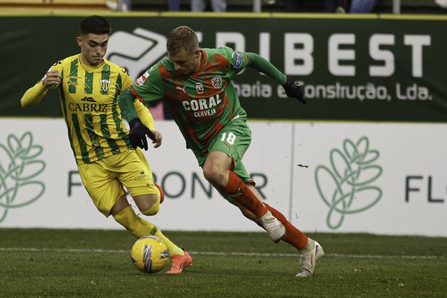 Liga portugal 2 meu super - cd tondela xmario m. Tondela (pt) 01 19 2025 - liga portugal meu super - cd tondela xmario m. tondela player during the match between tondela xmario m., valid for the 18th round of the portugal league 2 meu super, held at the joao cardoso stadium, in tondela, on this sunday afternoon,(19). (Foto: Alexandre Gomes Thenews2 imago images) SPO Copyright: xALEXANDRExGOMESx