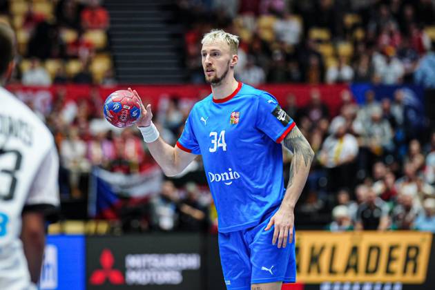 Dominik Solak (Tschechien, 34) DEN, Deutschland vs. Tschechien, Handball, IHF Weltmeisterschaft 2025, Gruppe A, Spieltag 3, 19.01.2025 DEN, Deutschland vs. Tschechien, Handball, IHF Weltmeisterschaft 2025, Gruppe A, Spieltag 3, 19.01.2025 Herning Copyright: xEibner-Pressefoto MarcelxvonxFehrnx EP_MFN