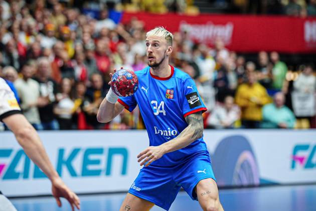 Dominik Solak (Tschechien, 34) DEN, Deutschland vs. Tschechien, Handball, IHF Weltmeisterschaft 2025, Gruppe A, Spieltag 3, 19.01.2025 DEN, Deutschland vs. Tschechien, Handball, IHF Weltmeisterschaft 2025, Gruppe A, Spieltag 3, 19.01.2025 Herning Copyright: xEibner-Pressefoto MarcelxvonxFehrnx EP_MFN