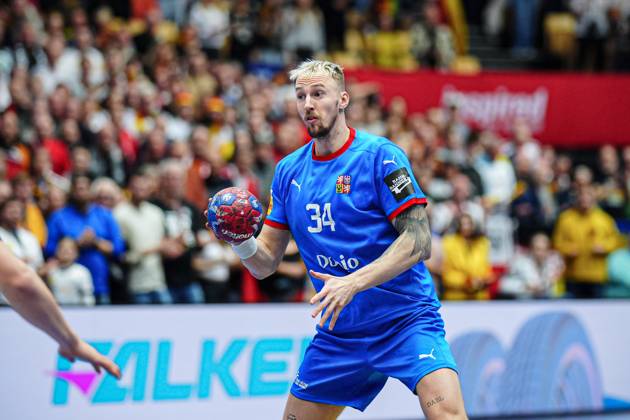Dominik Solak (Tschechien, 34) DEN, Deutschland vs. Tschechien, Handball, IHF Weltmeisterschaft 2025, Gruppe A, Spieltag 3, 19.01.2025 DEN, Deutschland vs. Tschechien, Handball, IHF Weltmeisterschaft 2025, Gruppe A, Spieltag 3, 19.01.2025 Herning Copyright: xEibner-Pressefoto MarcelxvonxFehrnx EP_MFN