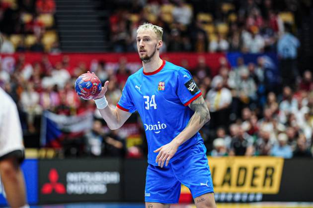 Dominik Solak (Tschechien, 34) DEN, Deutschland vs. Tschechien, Handball, IHF Weltmeisterschaft 2025, Gruppe A, Spieltag 3, 19.01.2025 DEN, Deutschland vs. Tschechien, Handball, IHF Weltmeisterschaft 2025, Gruppe A, Spieltag 3, 19.01.2025 Herning Copyright: xEibner-Pressefoto MarcelxvonxFehrnx EP_MFN