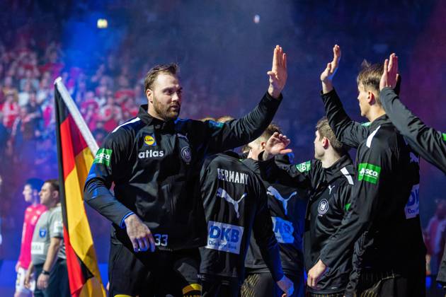 Handball Herning 19.01.2025 IHF Handball World Championship, WM, Weltmeisterschaft Hauptrunde Dänemark (DAN) - Deutschland (GER) Andreas Wolff (Deutschland, TW, No.33)