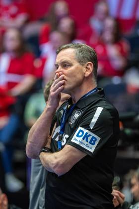 Handball Herning 23.01.2025 IHF Handball World Championship, WM, Weltmeisterschaft Hauptrunde Italien (ITA) - Deutschland (GER) Alfred Gislason (Deutschland, Trainer)
