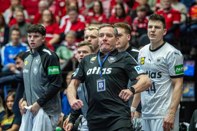 Handball Herning 23.01.2025 IHF Handball World Championship, WM, Weltmeisterschaft Hauptrunde Italien (ITA) - Deutschland (GER) Alfred Gislason (Deutschland, Trainer)