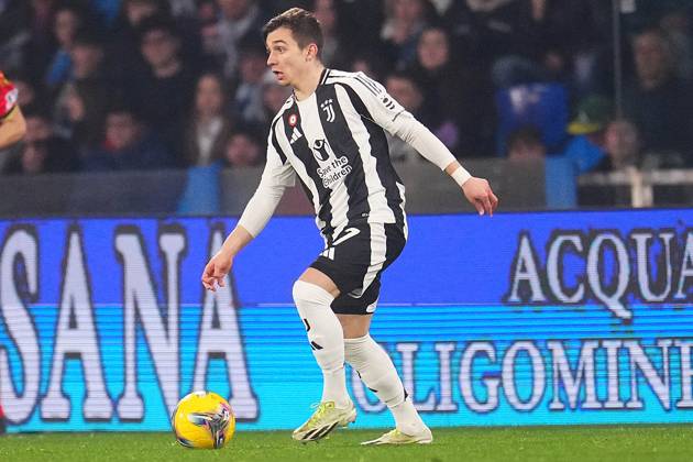 NAPLES, ITALY - JANUARY 25: Francisco Conceição of JUVENTUS FC during the Serie A match between SSC Napoli and Juventus FC at Stadio Diego Armando Maradona on January 25, 2025 in Naples, Italy Copyright: xFOTOAGENZIAx