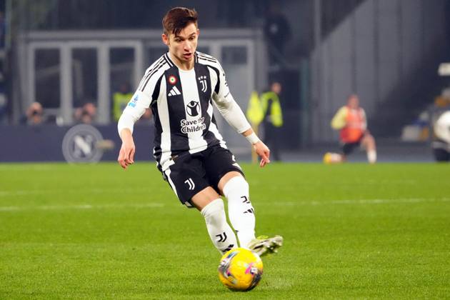 NAPLES, ITALY - JANUARY 25: Francisco Conceição of JUVENTUS FC during the Serie A match between SSC Napoli and Juventus FC at Stadio Diego Armando Maradona on January 25, 2025 in Naples, Italy Copyright: xFOTOAGENZIAx