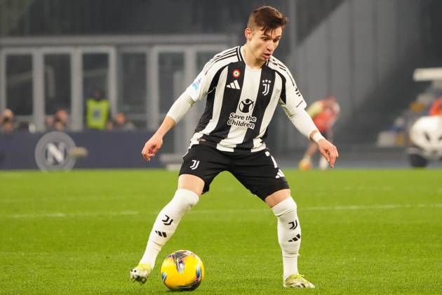 NAPLES, ITALY - JANUARY 25: Francisco Conceição of JUVENTUS FC during the Serie A match between SSC Napoli and Juventus FC at Stadio Diego Armando Maradona on January 25, 2025 in Naples, Italy Copyright: xFOTOAGENZIAx