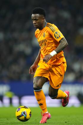 RCD Espanyol de Barcelona v Real Madrid CF - La Liga EA Sports Vinicius Junior left winger of Real Madrid and Brazil during the LaLiga match between RCD Espanyol de Barcelona and Real Madrid CF at RCDE Stadium on February 1, 2025 in Barcelona, Spain. Barcelona Spain  Copyright: xJosexBretonx originalFilename:bretonhernandez-rcdespan250201_npjDs
