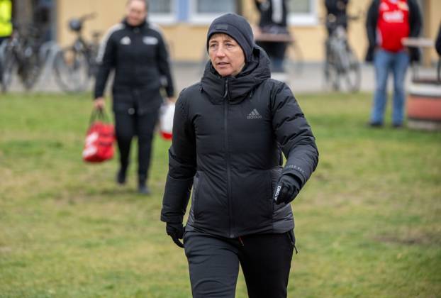 Fußball, Frauen, Testspiel, Saison 2024 2025, 1. FC Union Berlin - FC Schlieren (13:0), Trainerin Ailien Poese (1. Frauen 1. FC Union), 02.02. 2025, Copyright: xMatthiasxKochx