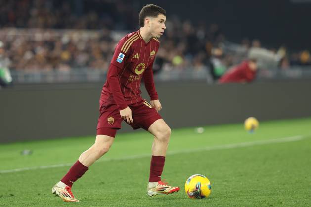 Rome, Italy 02.02.2025 : Matias Soule of Roma during Italian football championship Serie A Enilive 2024-2025 match AS Roma vs SSC Napoli at Stadio Olimpico in Rome on February 2, 2025. Copyright: xMarcoxIacobucci IPAxSportx xipa-agency.netx xx IPA_53562714 IPA_Agency_IPA53562714