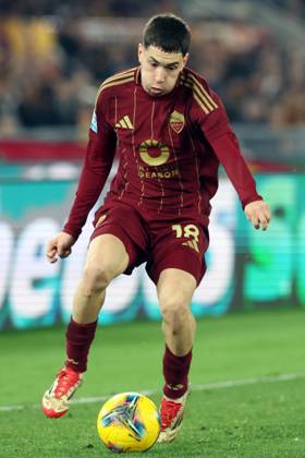 Rome, Italy 02.02.2025 : Matias Soule of Roma during Italian football championship Serie A Enilive 2024-2025 match AS Roma vs SSC Napoli at Stadio Olimpico in Rome on February 2, 2025. Copyright: xMarcoxIacobucci IPAxSportx xipa-agency.netx xx IPA_53562903 IPA_Agency_IPA53562903