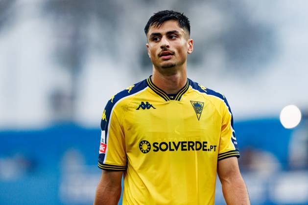 Andre Lacximicant seen during Liga Portugal game between teams of GD Estoril Praia and Vitoria SC at Estadio Antonio Coimbra da Mota (Maciej Rogowski) Estoril Estadio Antonio Coimbra da Mota Portugal Copyright: xMaciejxRogowskix estorilvsguimaraes2425-110