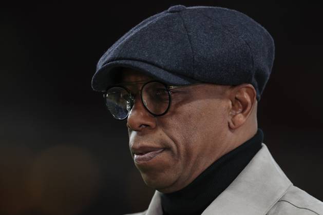 Manchester United, ManU v Leicester City FA Cup 07 02 2025. 4th Round Ian Wright on TV punditry ahead of the FA Cup match between Manchester United and Leicester City at Old Trafford, Manchester, England on 7 February 2025. Manchester Old Trafford Greater Manchester England Editorial use only DataCo restrictions apply See www.football-dataco.com , Copyright: xConorxMolloyx PSI-21415-0016