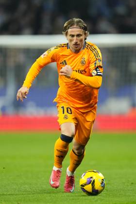 RCD Espanyol de Barcelona v Real Madrid CF - La Liga EA Sports Luka Modric central midfield of Real Madrid and Croatia during the LaLiga match between RCD Espanyol de Barcelona and Real Madrid CF at RCDE Stadium on February 1, 2025 in Barcelona, Spain. Barcelona Spain  Copyright: xJosexBretonx originalFilename:bretonhernandez-rcdespan250201_npapb