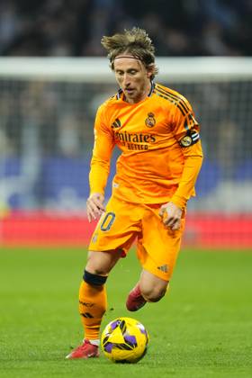 RCD Espanyol de Barcelona v Real Madrid CF - La Liga EA Sports Luka Modric central midfield of Real Madrid and Croatia during the LaLiga match between RCD Espanyol de Barcelona and Real Madrid CF at RCDE Stadium on February 1, 2025 in Barcelona, Spain. Barcelona Spain  Copyright: xJosexBretonx originalFilename:bretonhernandez-rcdespan250201_npWDd