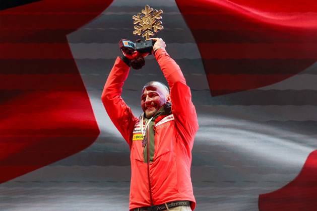 INVERNALI - Sci Alpino - FIS Alpine World Ski Championships - Men s Downhill FIS Alpine World Ski Championships Saalbach 2025 Men s Downhill - Medal Ceremony Bronze Medal:MONNEY Alexis (SUI) Sunday 09 02 25 Saalbach Austria  Copyright: xIPAxSport ABACAx