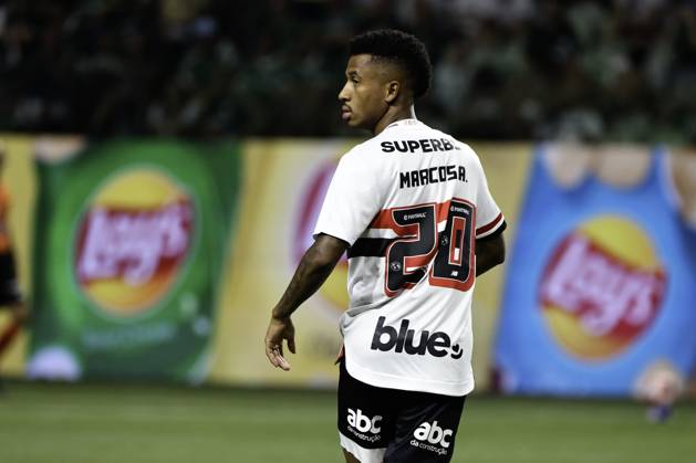 Match between Palmeiras and Sao Paulo for the Sao Paulo championship Sao paulo (sp), 02 16 2025 - paulistao palmeiras vs sao paulo - player marcos during the match between palmeiras and sao paulo, valid for the 10th round of the 2025 paulista football championship, on the night of this sunday, february 16, 2025, at allianz parque, in sao paulo. (Foto: Leco Viana Thenews2 imago images) SPO  Copyright: xLecoxVianax