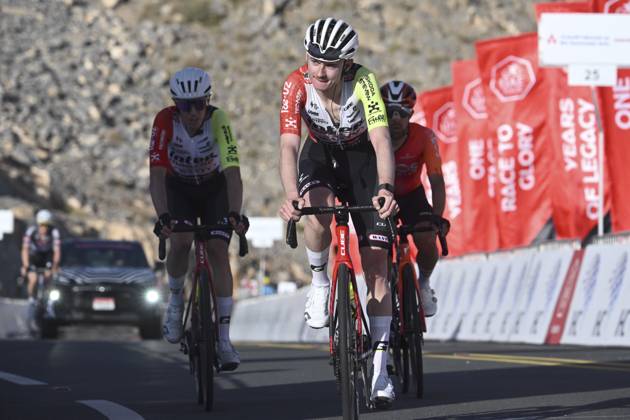 UAE Tour 2025 - Stage 3 JEBEL JAIS, UNITED ARAB EMIRATES - FEBRUARY 19 : Kuypers Gerben (BEL) of Intermarché - Wanty during Stage 3 of the UAE Tour 2025 cycling race with start in Ras Al Khaimah and finish in Jebel Jais (181km) on February 19, 2025 in Jebel Jais, United Arab Emirates, 19 02 2025 Jebel Jais United Arab Emirates Copyright: xPeterxDexVoechtx