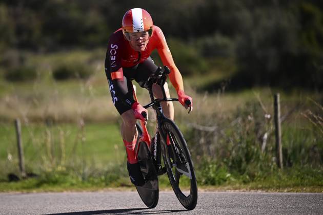 2025 Volta Algarve cycling race - Stage 5 MALHAO, PORTUGAL - FEBRUARY 23 : Puccio Salvatore (ITA) of Ineos Grenadiers during stage 5, an individual time trial, of the 51th edition of the Volta Algarve cycling race, with start in Salir and finish in Malhao on February 23, 2025 in Malhao, Portugal, 23 02 2025 ( Motordriver Kenny Verfaillie - Malhao Portugal  Copyright: xTomasxSiskx