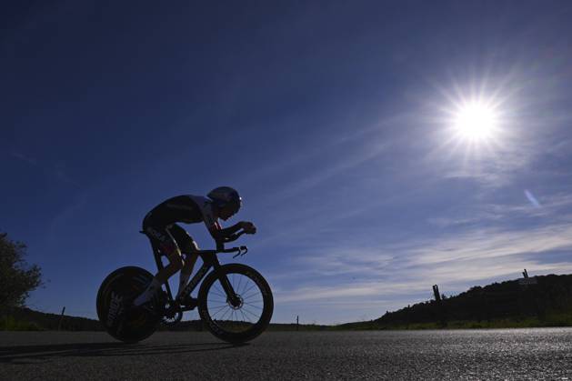 2025 Volta Algarve cycling race - Stage 5 MALHAO, PORTUGAL - FEBRUARY 23 : Wandahl Frederik (DEN) of Red Bull - Bora - Hansgrohe during stage 5, an individual time trial, of the 51th edition of the Volta Algarve cycling race, with start in Salir and finish in Malhao on February 23, 2025 in Malhao, Portugal, 23 02 2025 ( Motordriver Kenny Verfaillie - Malhao Portugal  Copyright: xTomasxSiskx