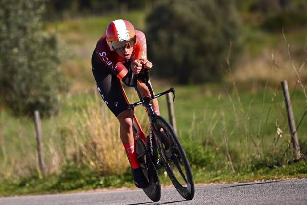 2025 Volta Algarve cycling race - Stage 5 MALHAO, PORTUGAL - FEBRUARY 23 : Watson Samuel (GBR) of Ineos Grenadiers during stage 5, an individual time trial, of the 51th edition of the Volta Algarve cycling race, with start in Salir and finish in Malhao on February 23, 2025 in Malhao, Portugal, 23 02 2025 ( Motordriver Kenny Verfaillie - Malhao Portugal Copyright: xTomasxSiskx