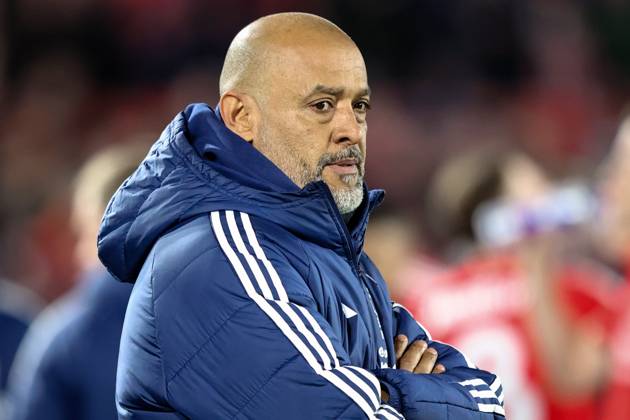 Premier League Nottingham Forest v Arsenal Nuno Espirito Santo manager of Nottingham Forest looks on during the Premier League match Nottingham Forest vs Arsenal at City Ground, Nottingham, United Kingdom, 26th February 2025 (Photo by Alfie Cosgrove News Images) Nottingham City Ground Nottinghamshire United Kingdom Copyright: xAlfiexCosgrove NewsxImagesx