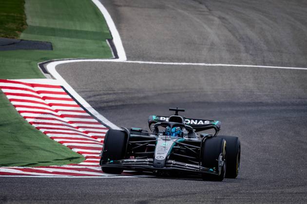 George Russell (UK, Mercedes AMG Petronas F1 Team 63) BHR, Formel 1 Weltmeisterschaft, Formel 1 Testfahrten, Bahrain international Circuit, 27.02.2025 BHR, Formel 1 Weltmeisterschaft, Formel 1 Testfahrten, Bahrain international Circuit, 27.02.2025 Sakhir Copyright: xEibner-Pressefoto ThomasxFuesslerx EP_TFR