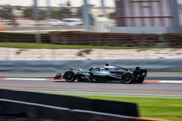 George Russell (UK, Mercedes AMG Petronas F1 Team 63) BHR, Formel 1 Weltmeisterschaft, Formel 1 Testfahrten, Bahrain international Circuit, 27.02.2025 BHR, Formel 1 Weltmeisterschaft, Formel 1 Testfahrten, Bahrain international Circuit, 27.02.2025 Sakhir Copyright: xEibner-Pressefoto ThomasxFuesslerx EP_TFR