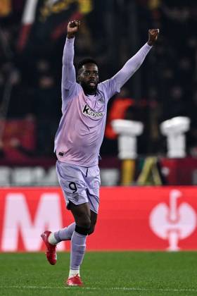 As Roma 06 03 2025 - Europa League Roma-Atletico Bilbao foto Antonello Sammarco Image nella foto: esultanza gol Inaki Williams