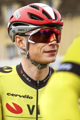 Danish Jonas Vingegaard Hansen of Team Visma-Lease a Bike pictured before the first stage of 83th edition of the Paris-Nice cycling race, from and to Le Perray-en-Yvelines (156,5km), Sunday 09 March 2025. DAVIDxPINTENS x114552887x