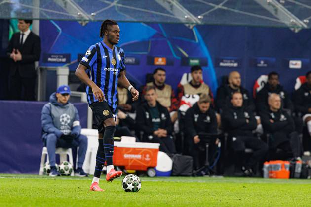 Yann Bisseck seen during UEFA Champions League game between teams of Internazionale Milano and Feyenoord FC (Maciej Rogowski) Milan San Siro Italy Copyright: xMaciejxRogowskix intervsfeyenoord2425-229