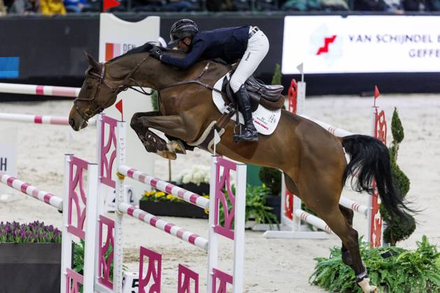 Bilder des Jahres 2025, Sport 03 März Sport Themen der Woche KW11 Sport Bilder des Tages s-HERTOGENBOSCH - The Dutch Masters 2025, s-HERTOGENBOSCH - The Dutch Masters 2025 ECKERMANN Katrin (GER), Iron Dames Dialou Blue PS CSI5* - against the clock 1m40 International Jumping Competition s-HERTOGENBOSCH, Brabanthallen 13. March 2025 -