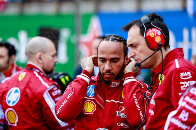 F1 - CHINESE GRAND PRIX 2025 HAMILTON Lewis (gbr), Scuderia Ferrari SF-25, portrait during the Formula 1 Heineken Chinese Grand Prix 2025, 2nd round of the 2025 FIA Formula One World Championship, WM, Weltmeisterschaft from March 21 to 23, 2025 on the Shanghai International Circuit, in Shanghai, China - ShanghaiChina Copyright: xDPPIx