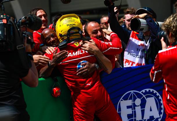 F1 - CHINESE GRAND PRIX 2025 HAMILTON Lewis (gbr), Scuderia Ferrari SF-25, portrait during the Formula 1 Heineken Chinese Grand Prix 2025, 2nd round of the 2025 FIA Formula One World Championship, WM, Weltmeisterschaft from March 21 to 23, 2025 on the Shanghai International Circuit, in Shanghai, China - ShanghaiChina Copyright: xDPPIx