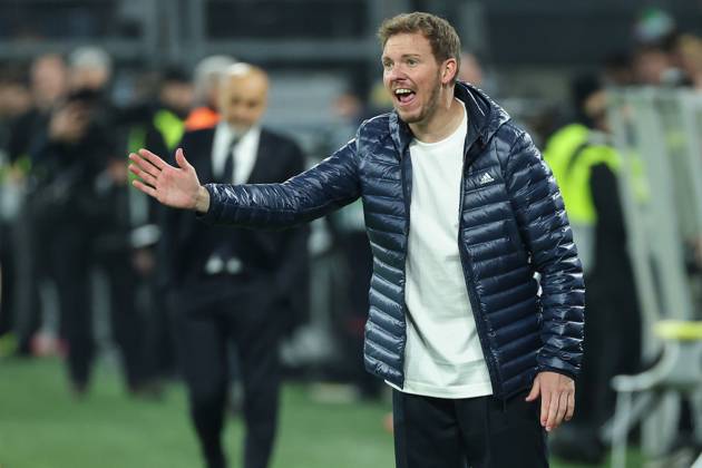 UEFA Nations League - 24 25 - Deutschland - Italien am 23.03.2025 im Signal Iduna Park in Dortmund Trainer Coach Julian Nagelsmann (Deutschland) gestikuliert und gibt lautstark Anweisungen
