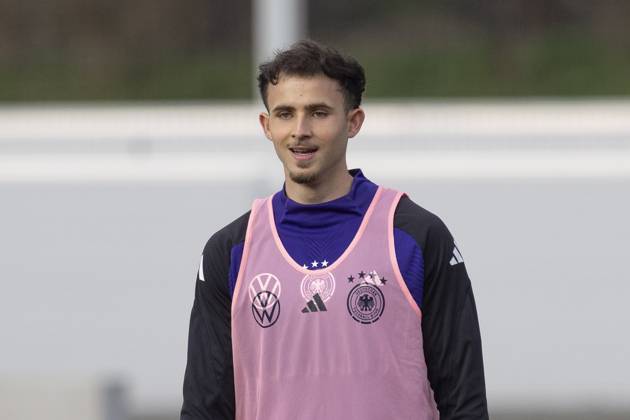Abschlusstraining U21, U 21 Nationalmannschaft, 24.03.2025 Max Rosenfelder (DFB Deutsche U21 Nationalmannschaft), Abschlusstraining U21 Nationalmannschaft, Frankfurt, DFB Campus, 24.3.2025 Copyright: xBEAUTIFULxSPORTS Gawlikx