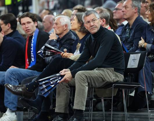 Herbert Hainer (FC Bayern Muenchen, Praesident), GER, FC Bayern Muenchen vs. Partizan Belgrad, Basketball, Turkish Airlines Euroleague, 32. Spieltag, Saison 2024 2025, 27.03.2025, GER, FC Bayern Muenchen vs. Partizan Belgrad, Basketball, Turkish Airlines Euroleague, 32. Spieltag, Saison 2024 2025, 27.03.2025 Muenchen Copyright: xEibner-Pressefoto JennixMaulx EP_JML