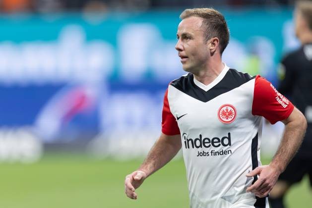 Eintracht Frankfurt - VfB Stuttgart, 1. FBL Mario Götze (Eintracht Frankfurt, 27). Bundesligaspiel zwischen Eintracht Frankfurt und dem VfB Stuttgart am 29. März 2025 im Deutsche Bank Park in Frankfurt am Main., Frankfurt am Main Hessen Deutschland Deutsche Bank Park