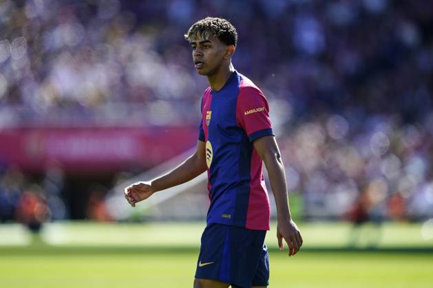 FC Barcelona, Barca Girona FC. La Liga EA Sports match. Date 29 Lamine Yamal of FC Barcelona during the La Liga EA Sports match between FC Barcelona and Girona FC played at Lluis Companys Stadium on 30 March 2025 in Barcelona, Spain. kpng Copyright: xSergioxRuizx xImagox PS_250330_BAR_GIR_006
