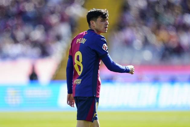 FC Barcelona, Barca Girona FC. La Liga EA Sports match. Date 29 Pedro Gonzalez Pedri of FC Barcelona during the La Liga EA Sports match between FC Barcelona and Girona FC played at Lluis Companys Stadium on 30 March 2025 in Barcelona, Spain. kpng Copyright: xSergioxRuizx xImagox PS_250330_BAR_GIR_007