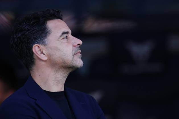 FC Barcelona, Barca Girona FC. La Liga EA Sports match. Date 29 Girona FC head coach Michel Sanchez during the La Liga EA Sports match between FC Barcelona and Girona FC played at Lluis Companys Stadium on 30 March 2025 in Barcelona, Spain. kpng Copyright: xBaguxBlancox xPRESSINPHOTOx PS_240330_BAR_GIR_953