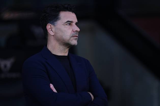 FC Barcelona, Barca Girona FC. La Liga EA Sports match. Date 29 Girona FC head coach Michel Sanchez during the La Liga EA Sports match between FC Barcelona and Girona FC played at Lluis Companys Stadium on 30 March 2025 in Barcelona, Spain. kpng Copyright: xBaguxBlancox xPRESSINPHOTOx PS_240330_BAR_GIR_955