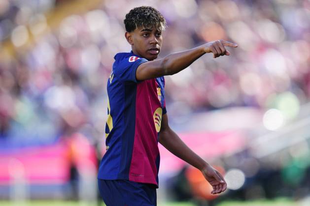 FC Barcelona, Barca Girona FC. La Liga EA Sports match. Date 29 Lamine Yamal of FC Barcelona during the La Liga EA Sports match between FC Barcelona and Girona FC played at Lluis Companys Stadium on 30 March 2025 in Barcelona, Spain. kpng Copyright: xBaguxBlancox xPRESSINPHOTOx PS_240330_BAR_GIR_964