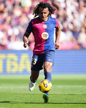 FC Barcelona, Barca Girona FC. La Liga EA Sports match. Date 29 Jules Kounde of FC Barcelona during the La Liga EA Sports match between FC Barcelona and Girona FC played at Lluis Companys Stadium on 30 March 2025 in Barcelona, Spain. kpng Copyright: xBaguxBlancox xPRESSINPHOTOx PS_240330_BAR_GIR_1246
