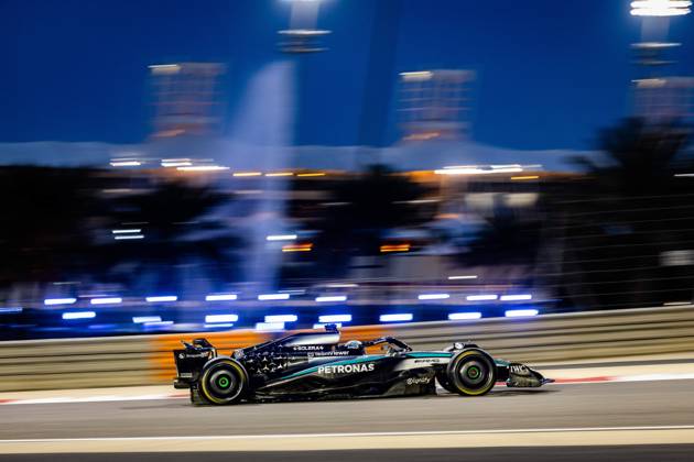 George Russell (UK, Mercedes AMG Petronas F1 Team 63) BHR, Formel 1 Weltmeisterschaft, Formel 1 Testfahrten, Bahrain international Circuit, 28.02.2025 BHR, Formel 1 Weltmeisterschaft, Formel 1 Testfahrten, Bahrain international Circuit, 28.02.2025 Sakhir Copyright: xEibner-Pressefoto ThomasxFuesslex EP_TFR