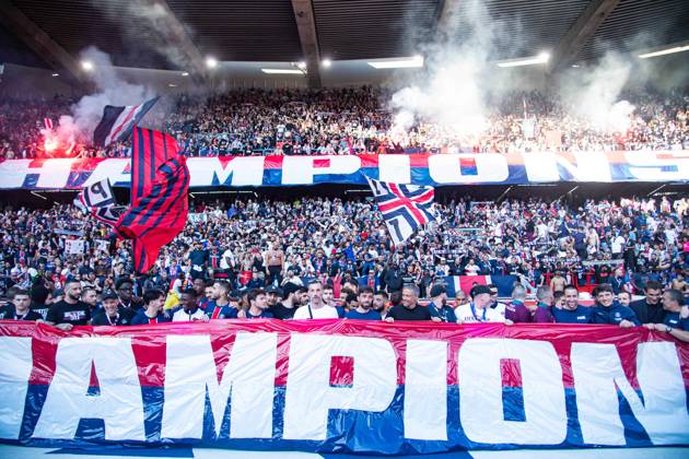 Bilder des Jahres 2025, Sport 04 April Sport Bilder des Tages FOOTBALL Paris SG vs Angers SCO - Ligue 1 - JournÃ e 28 - 05 04 2025 Le Paris SG remporte son 13e Championnat de France dans son histoire ParisFrance  Copyright: xBaptistexAutissierx