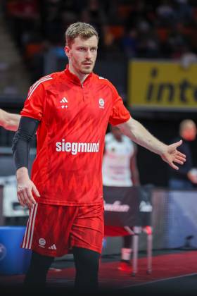 Andreas Obst (FC Bayern Basketball, 13), GER, FC Bayern Muenchen vs. Basketball Loewen Braunschweig, Basketball, easycredit Basketball Bundesliga, BBL, 27. Spieltag, Saison 2024 2025, 06.04.2025, GER, FC Bayern Muenchen vs. Basketball Loewen Braunschweig, Basketball, easycredit Basketball Bundesliga, BBL, 27. Spieltag, Saison 2024 2025, 06.04.2025 Muenchen Copyright: xEibner-Pressefoto JennixMaulx EP_JML